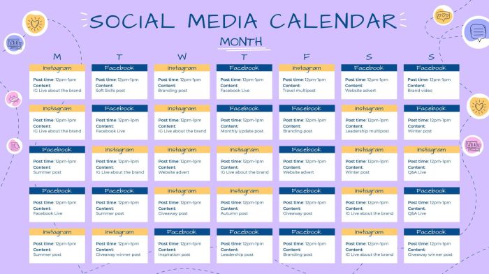 Developing a Social Media Calendar